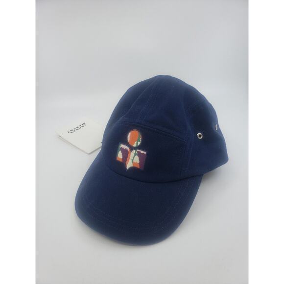 NEW Isabel Marant Women's Tedji BASEBALL Cap in Faded Night BLUE ADJUSTABLE 57 - Picture 1 of 7